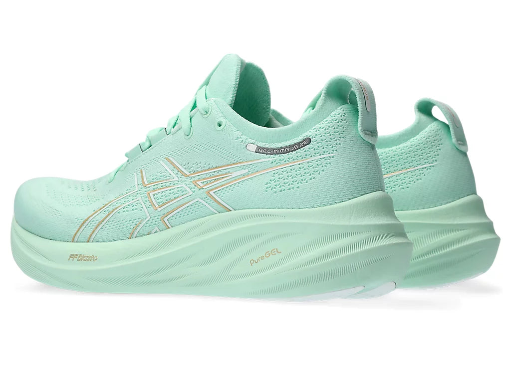 Asics Womens Gel Nimbus 26 - Mint Tint/Pale Mint - Neutral