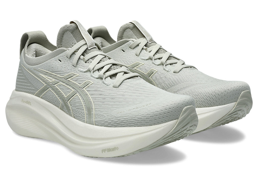 Asics Womens Gel Nimbus 27 - Lake Grey/White Sage - Neutral - SS25