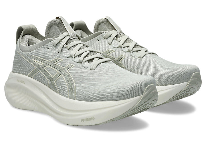 Asics Womens Gel Nimbus 27 - Lake Grey/White Sage - Neutral - SS25