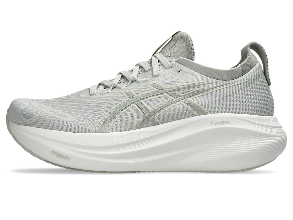 Asics Womens Gel Nimbus 27 - Lake Grey/White Sage - Neutral - SS25