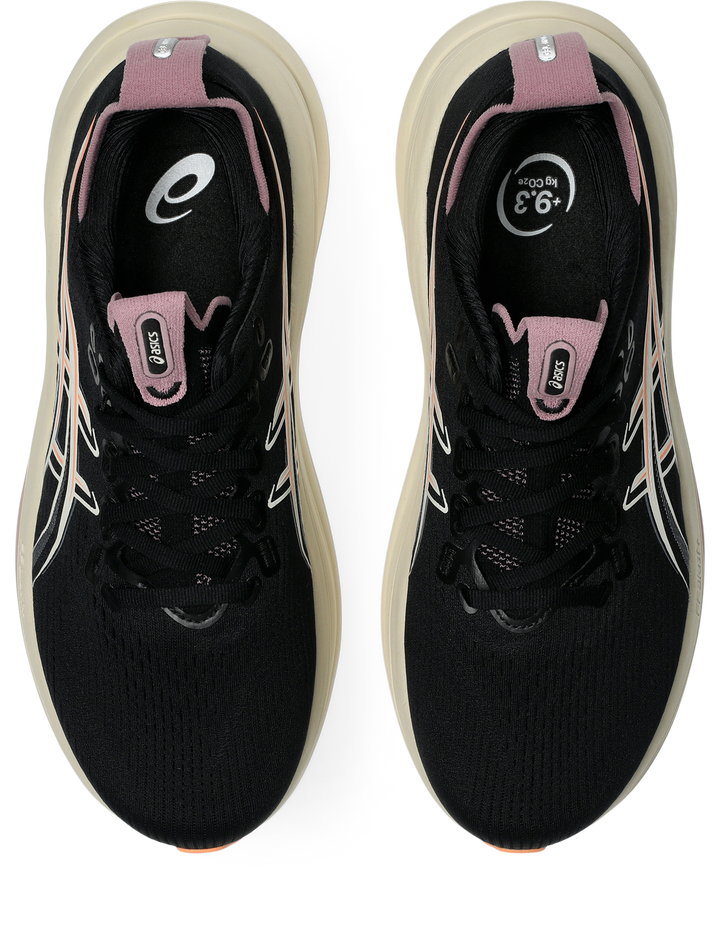 Asics Womens Gel Nimbus 28 - Black/Taro Purple - Neutral - AW26