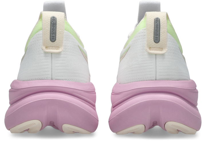Asics Womens Gel Nimbus 28 - White/Hazy Lilac - Neutral - AW26