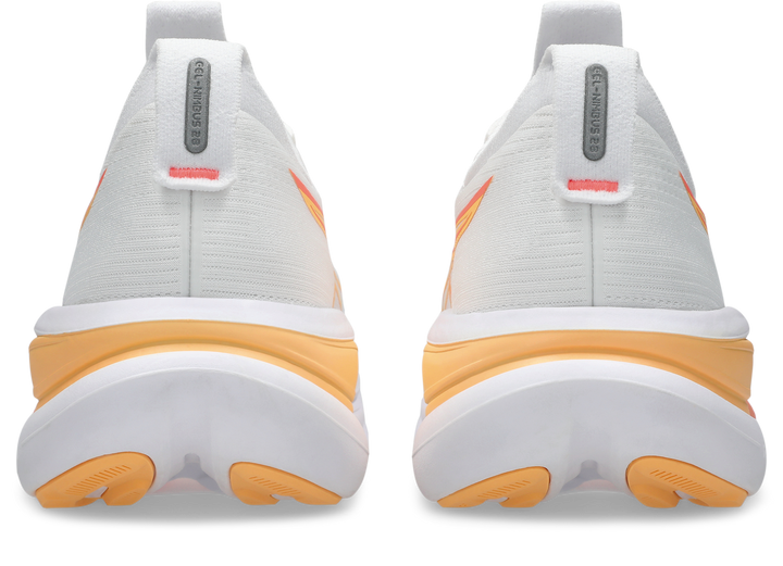 Asics Womens Gel Nimbus 28 Ignite - White/Sun Coral - Neutral - AW26