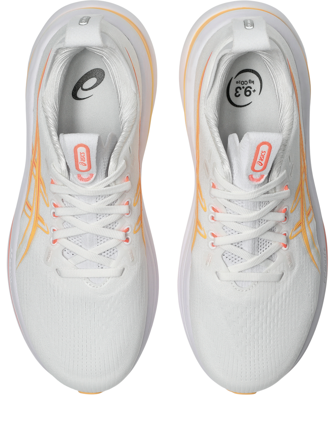 Asics Womens Gel Nimbus 28 Ignite - White/Sun Coral - Neutral - AW26