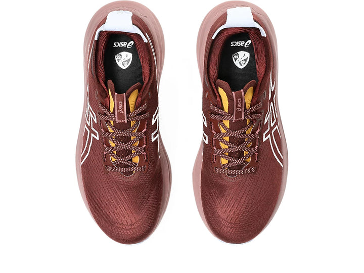 Asics Womens Gel Nimbus 27 TR - Nature Bathing/Dark Red Planet - Neutral - AW25