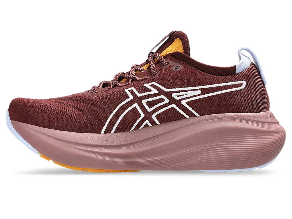 Asics Womens Gel Nimbus 27 TR - Nature Bathing/Dark Red Planet - Neutral - AW25