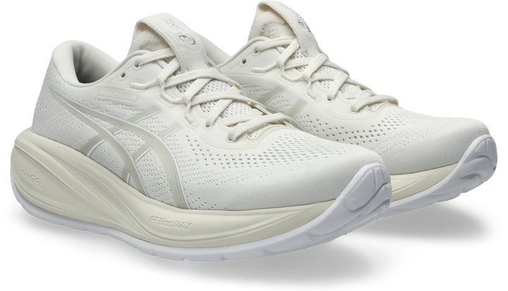 Asics Womens Gel Cumulus 28 - Cream/Glacier Grey - Neutral - AW26