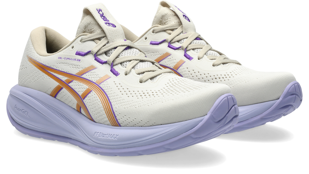 Asics Womens Gel Cumulus 28 - Oatmeal/Fresh Air - Neutral - AW26