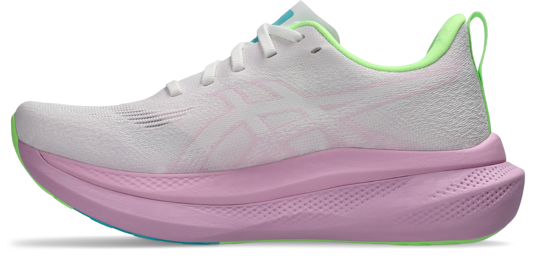 Asics Womens Glideride Max 2 - White/Hazy Lilac - Neutral - AW26
