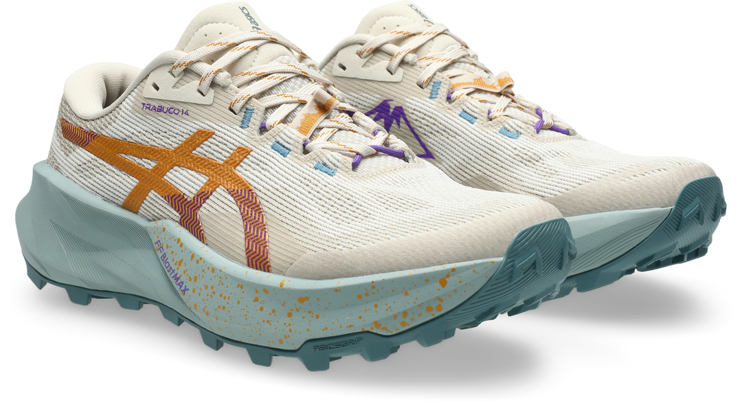 Asics Womens Trabuco 14 - Oatmeal/Sandstorm - Trail - AW26