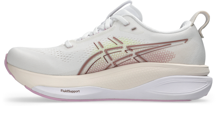 Asics Womens Gel Kayano 33 - White/Hazy Lilac - Stability - AW26