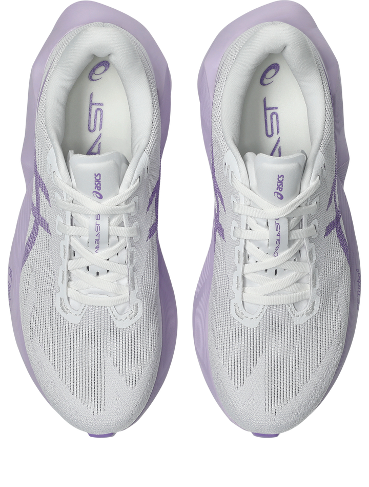 Asics Womens Novablast 6 - White/Murasaki - Neutral - AW26