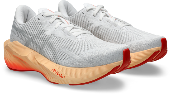 Asics Womens Novablast 6 Ignite - White/Vivid Coral - Neutral - AW26