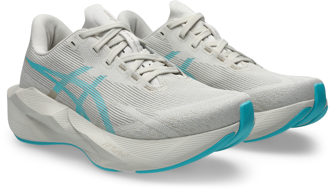 Asics Womens Novablast 6 - Soft Oat/Energy Aqua - Neutral - AW26
