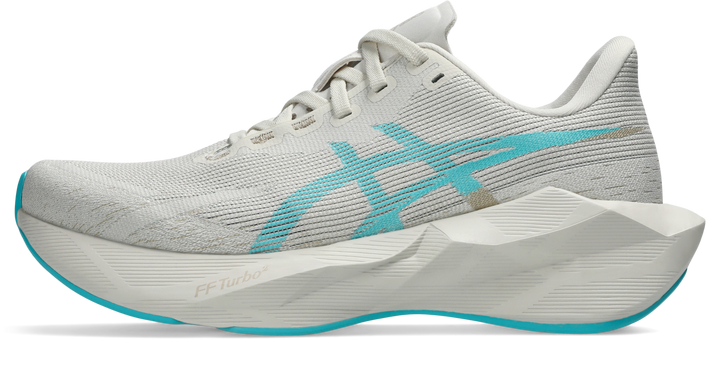 Asics Womens Novablast 6 - Soft Oat/Energy Aqua - Neutral - AW26