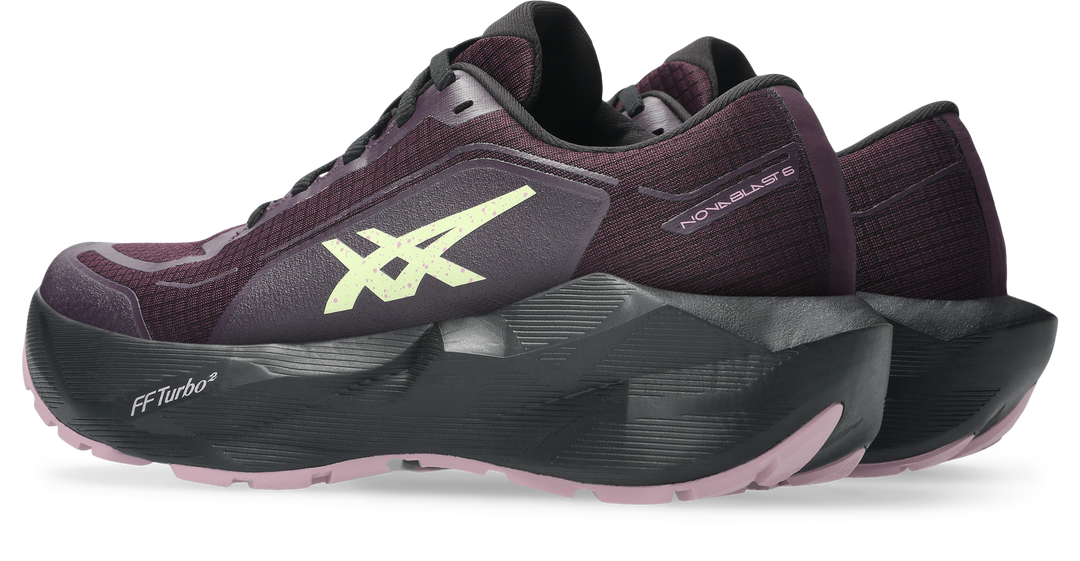 Asics Womens Novablast 6 GTX - Dark Aubergine/Black - Neutral - AW26