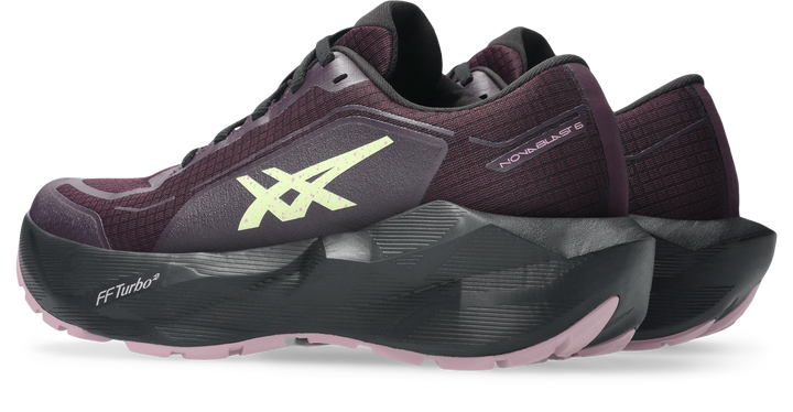 Asics Womens Novablast 6 GTX - Dark Aubergine/Black - Neutral - AW26