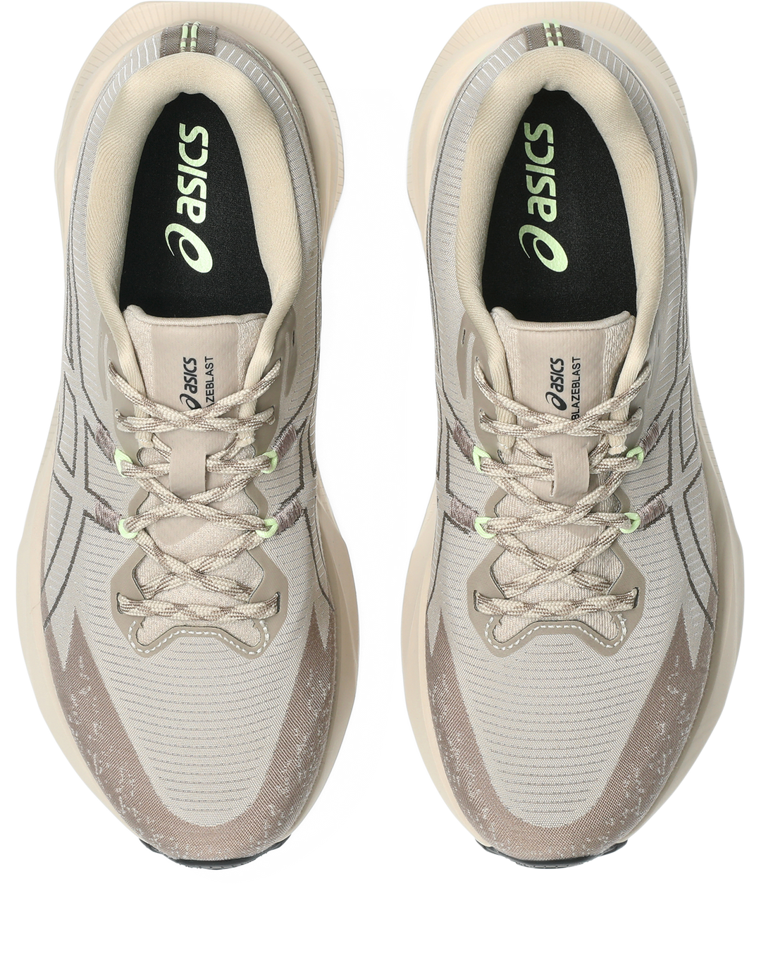 Asics Womens Blazeblast - Simply Taupe/Illuminate Yellow - Neutral - AW26