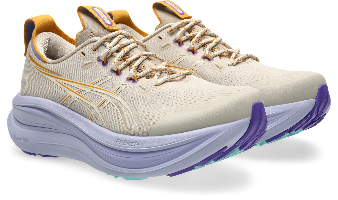 Asics Womens Gel Nimbus 28 TR - Simply Taupe/Fresh Air - Neutral - AW26