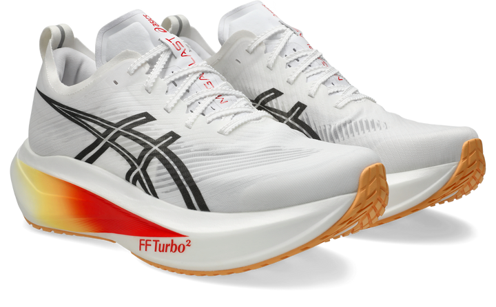 Asics Unisex Megablast Ignite - White/Orange Glow - Neutral - AW26
