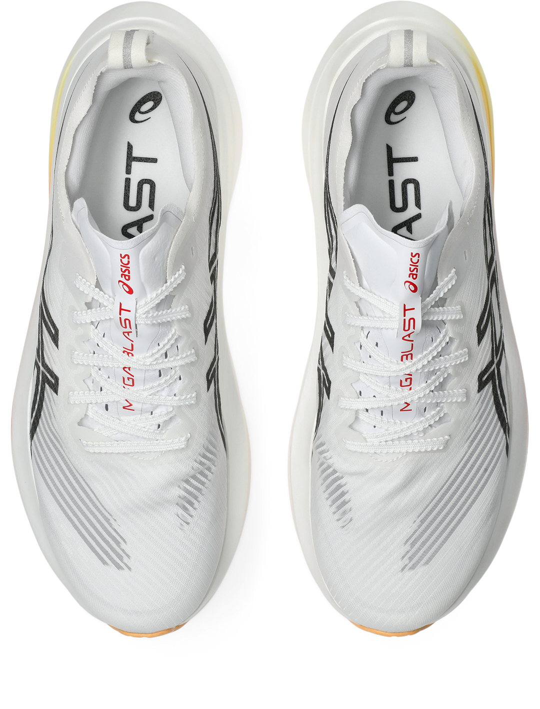 Asics Unisex Megablast Ignite - White/Orange Glow - Neutral - AW26