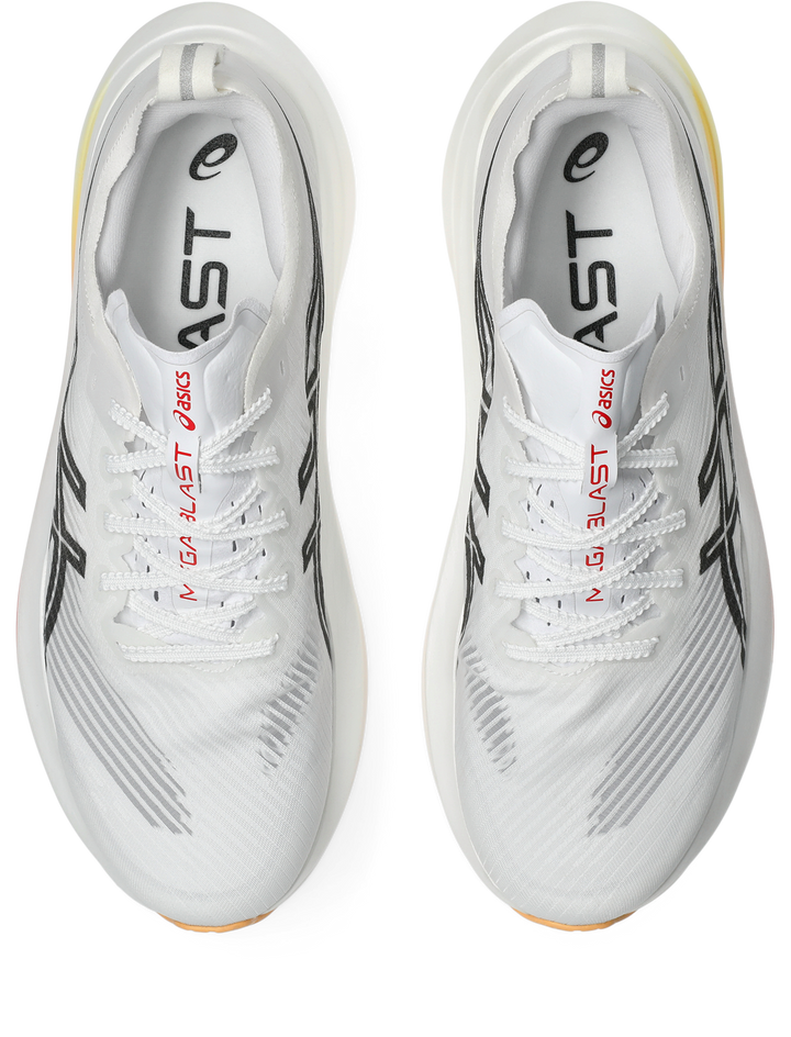 Asics Unisex Megablast Ignite - White/Orange Glow - Neutral - AW26