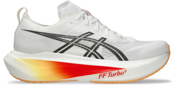 Asics Unisex Megablast Ignite - White/Orange Glow - Neutral - AW26