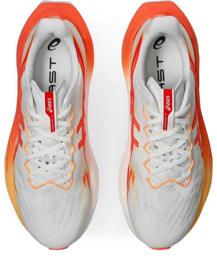 Asics Unisex Superblast 3 Ignite - White/Orange Glow - Neutral - AW26