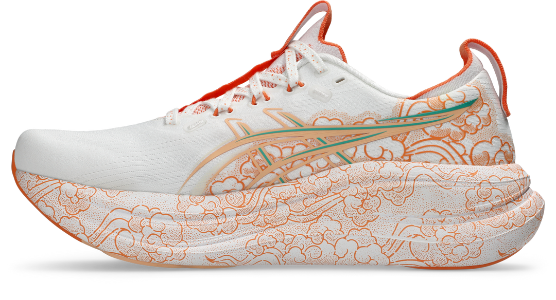 Asics Unisex Gel Nimbus 28 Tokyo - White/Apricot Crush - Neutral - SS26