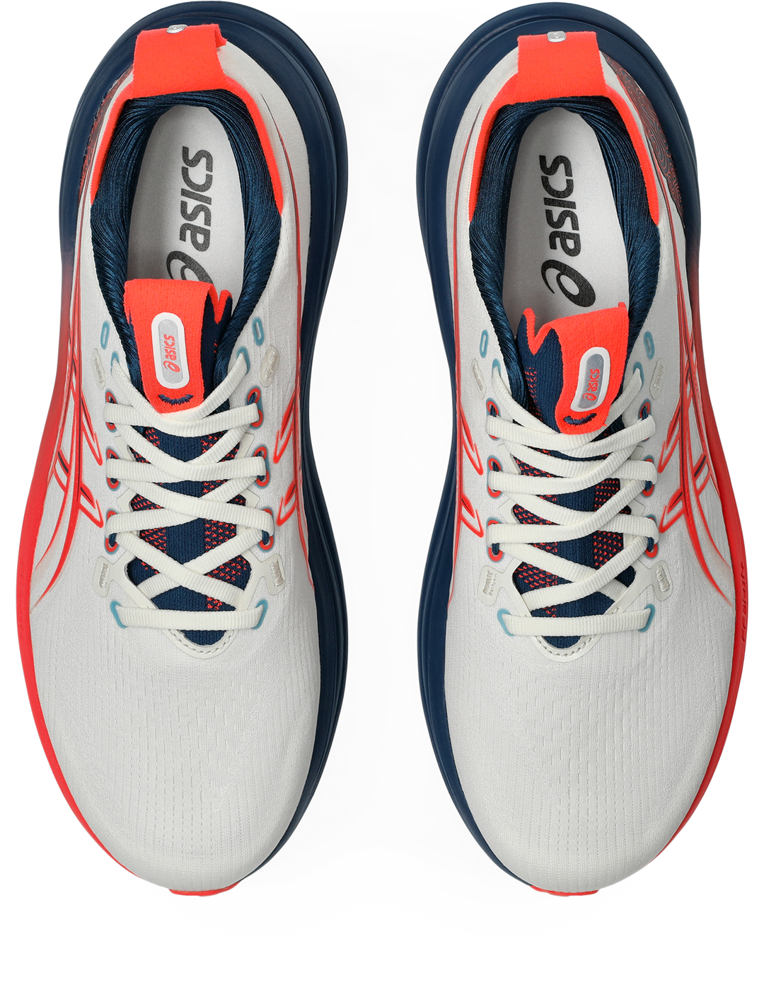 Asics Unisex Gel Nimbus 28 - Cream/Flash Coral - Neutral - SS26