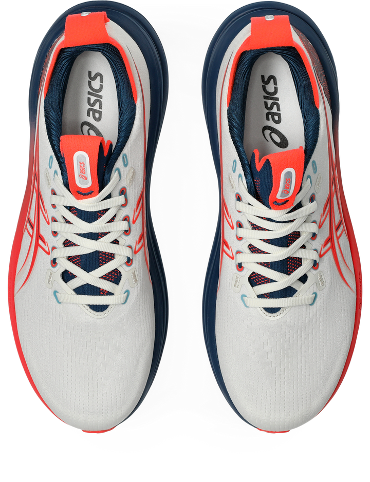 Asics Unisex Gel Nimbus 28 - Cream/Flash Coral - Neutral - SS26