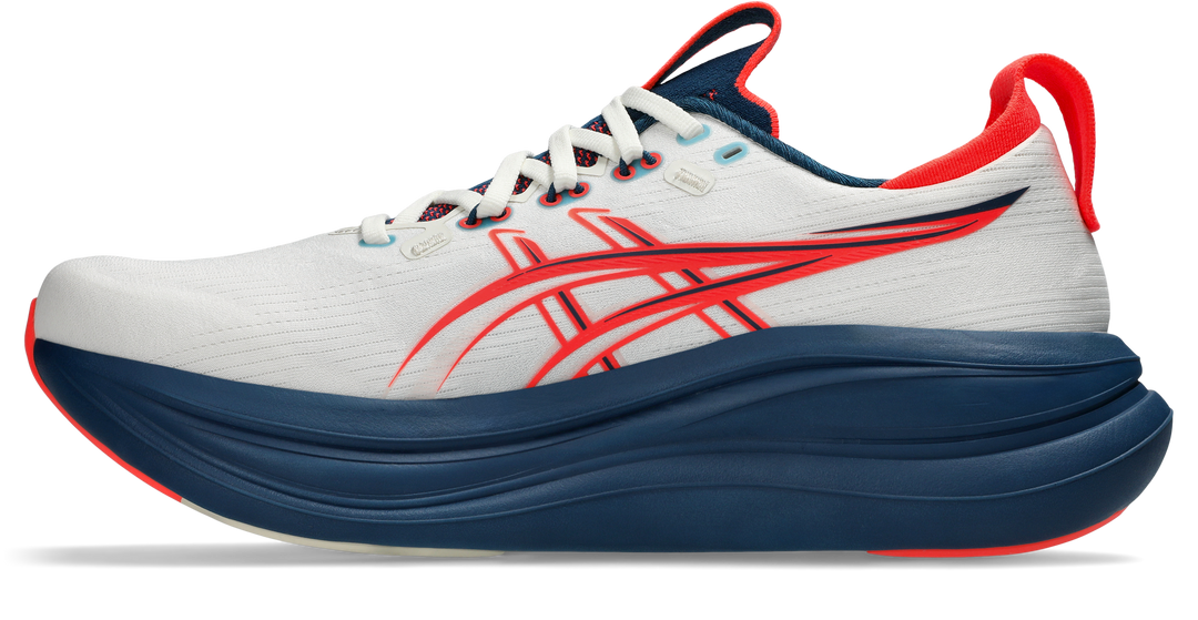 Asics Unisex Gel Nimbus 28 - Cream/Flash Coral - Neutral - SS26