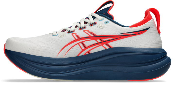 Asics Unisex Gel Nimbus 28 - Cream/Flash Coral - Neutral - SS26
