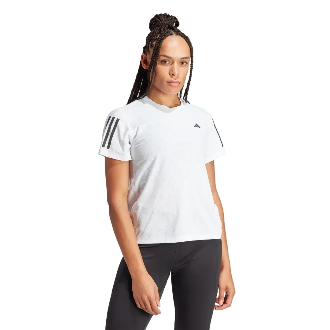 Adidas Womens Own The Run T-Shirt - White