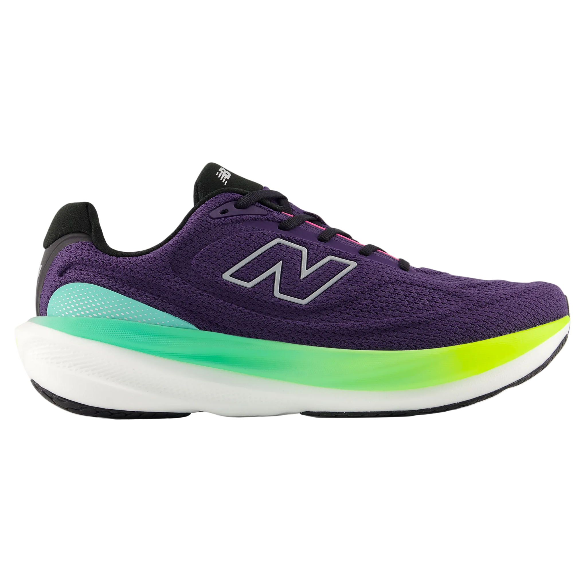 New Balance Hommes 1080V15 Large - Largeur 2E - Sel de mer/Argent métallisé/Vert alcalin - Neutre - SS26
