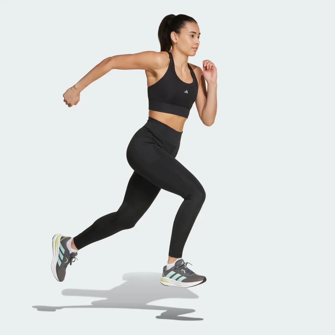 Adidas Womens Own The Run Tights - Black