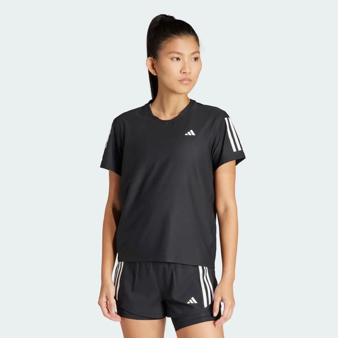 Adidas Womens Own The Run T-Shirt - Black
