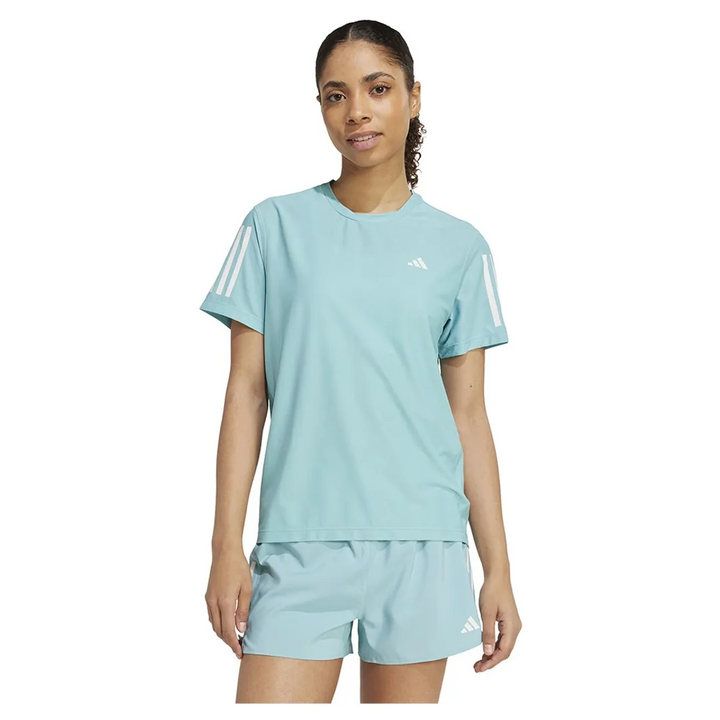 Adidas Womens Own The Run T-Shirt - Green