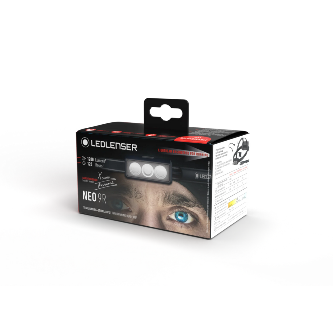 Ledlenser NEO9R LED Headlamp (1200) - Grey/Black