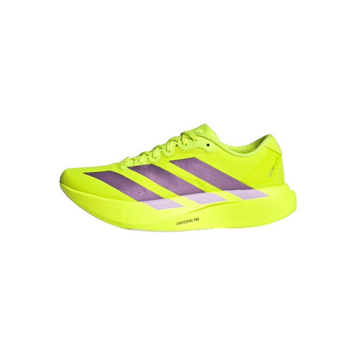 Adidas Womens Adizero Evo SL Woven - Solar Yellow/Aurora Plum/Powder Plum - Neutral - SS26