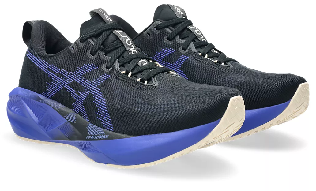 Asics Mens Novablast 5 - Black/Cobalt Burst - Neutral - SS26