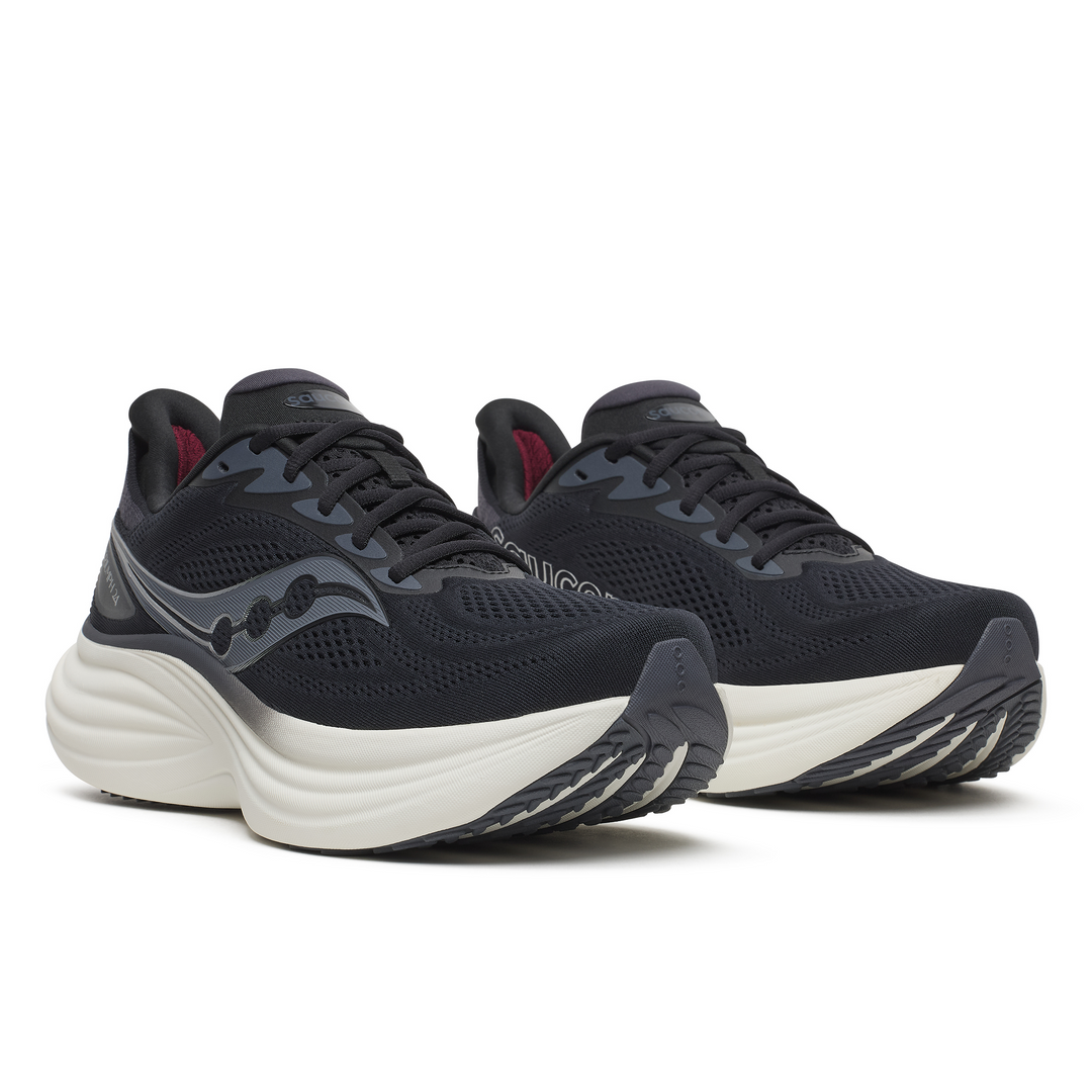 Saucony Mens Triumph 24 - Black/Silver - Neutral - AW26