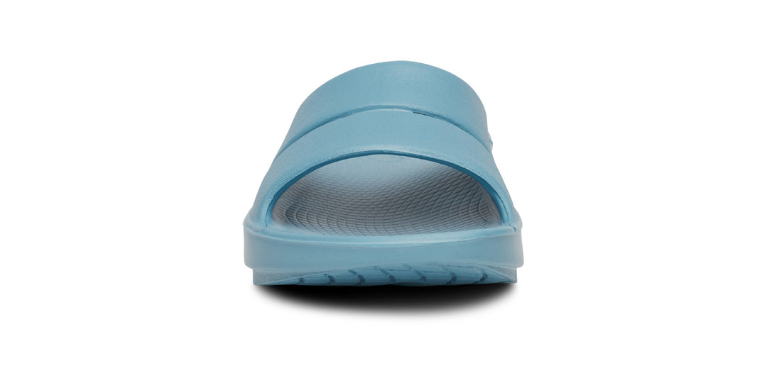 Claquette de récupération unisexe Oofos OOahh - Bleu océan - SS26