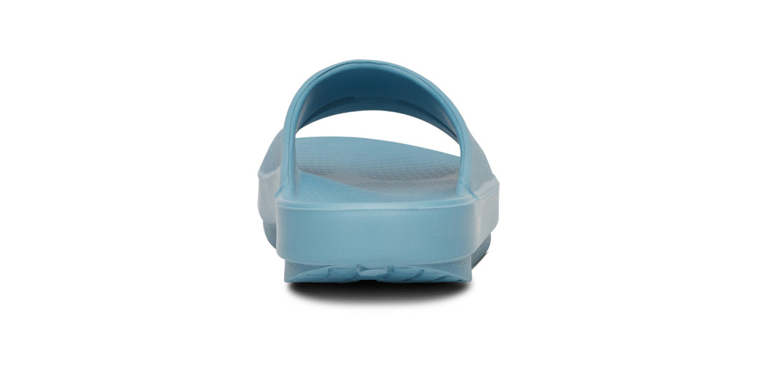 Claquette de récupération unisexe Oofos OOahh - Bleu océan - SS26