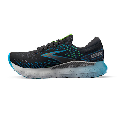 Brooks Mens Glycerin GTS 20 - Black/Hawaiian Ocean/Green - Stability