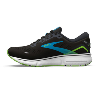 Brooks Mens Ghost 15 - Black/Hawaiian Ocean/Green - Neutral