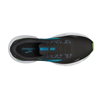 Brooks Mens Ghost 15 - Black/Hawaiian Ocean/Green - Neutral