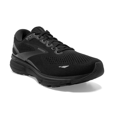 Brooks Mens Ghost 15 Extra Wide - 4E Width - Black/Black/Ebony - Neutral
