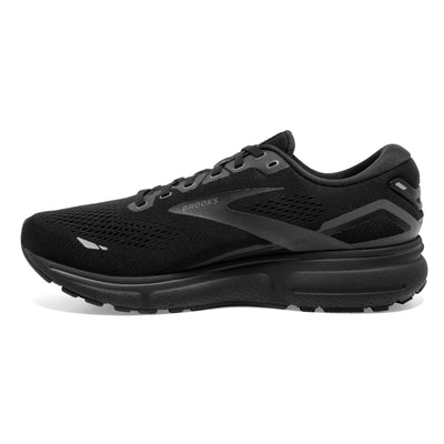 Brooks Mens Ghost 15 Extra Wide - 4E Width - Black/Black/Ebony - Neutral