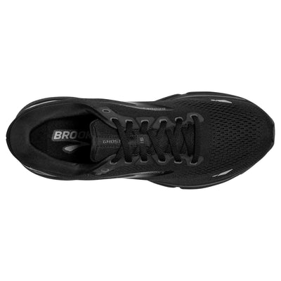 Brooks Mens Ghost 15 Extra Wide - 4E Width - Black/Black/Ebony - Neutral